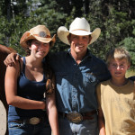 Morgan and future husband, Forest Bramwell (and charlie) Morgan and future husband, Forest Bramwell (and charlie)