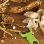 clean and peel horseradish clean and peel horseradish