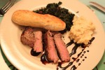 Steak and potatoes