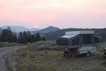 sunrise over the mountain